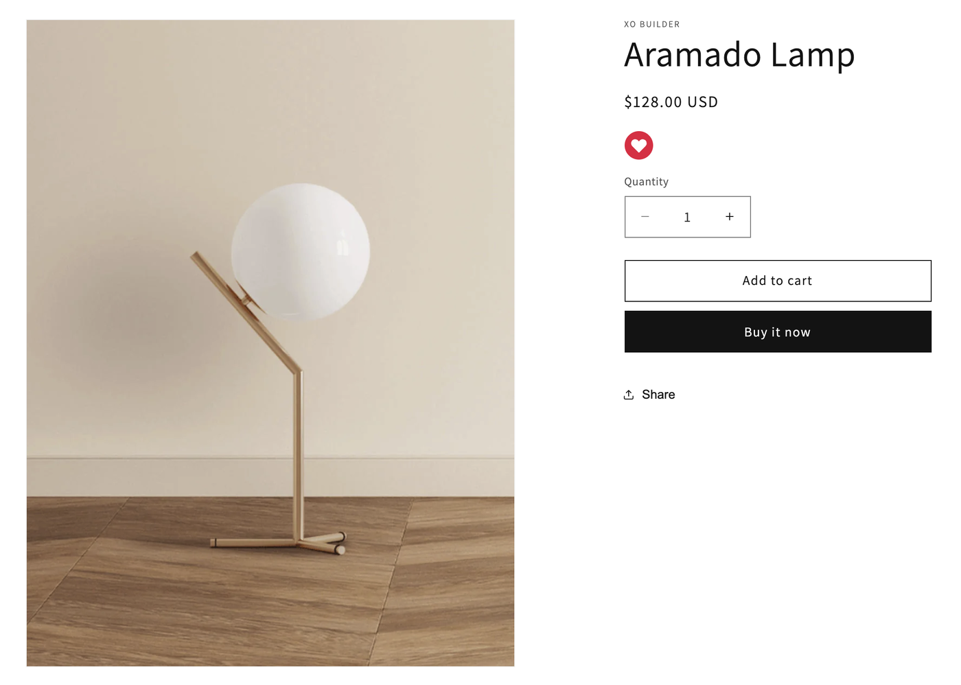 A product page with the Add to wishlist button above Add to cart